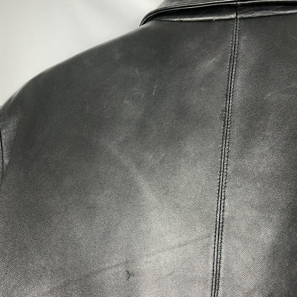 Extasy Italian soft leather pant coat EUC - Picture 9 of 12